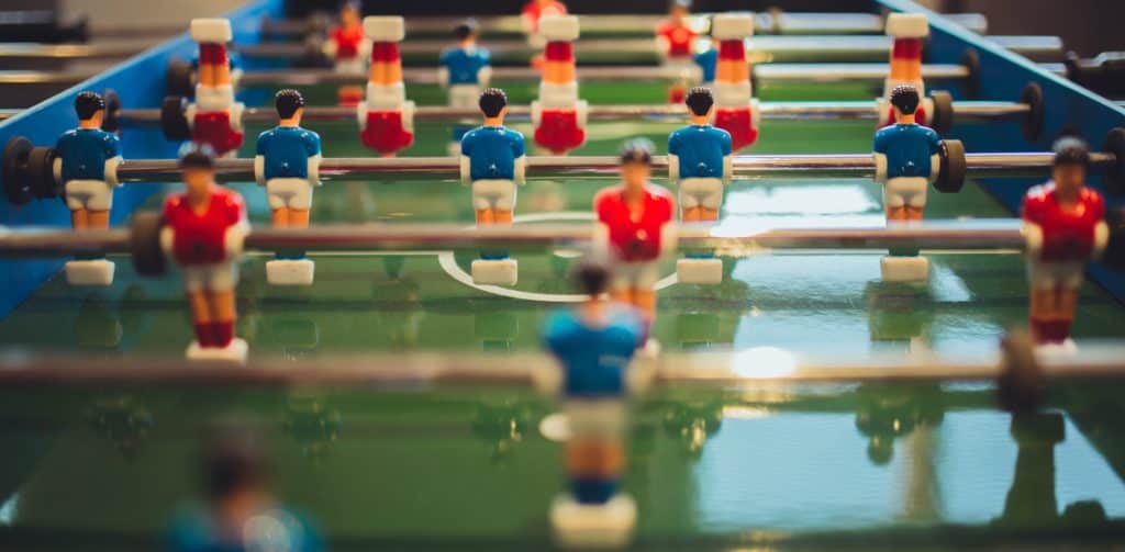 matched betting table football figures