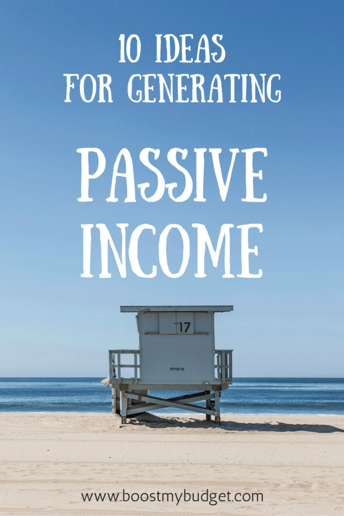 10 ideas for generating passive income