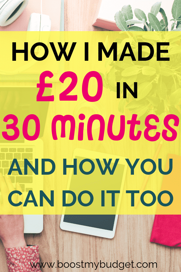 I made £20 in half an hour with this new money making site! It really is an easy and quick way to make extra money. Click through to find out how I did it!
