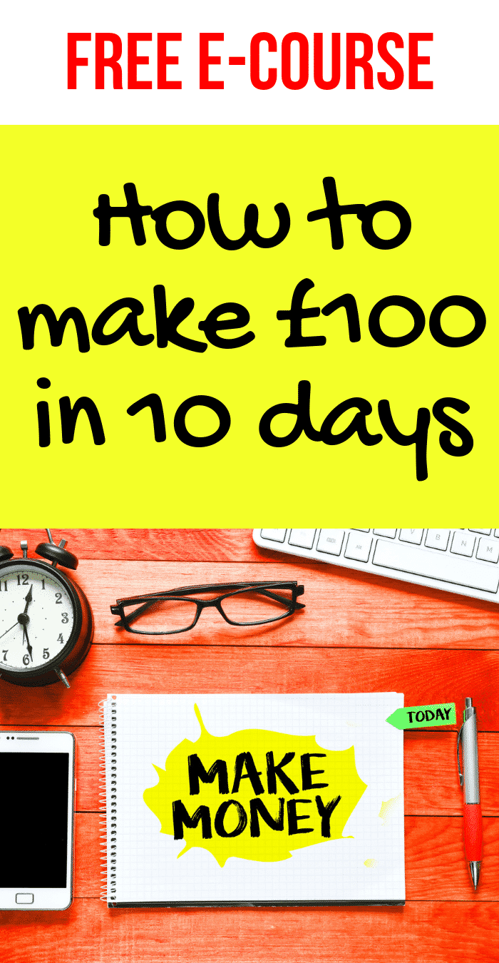 How to make £100 - in just 10 days! Yes, it is possible :) Sign up for this free course and learn EXACTLY what how to make extra money from survey sites, money making apps, websites to make money online and more.