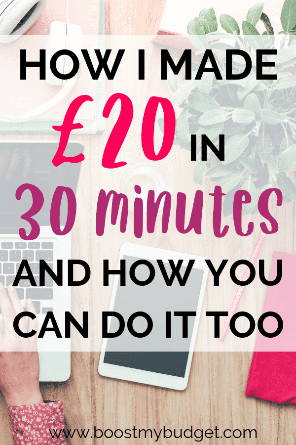How I made £20 in less than half an hour with this new website to make money online in the UK! I really recommend this site as a way to make money fast. Click through to find out how you can copy my results!