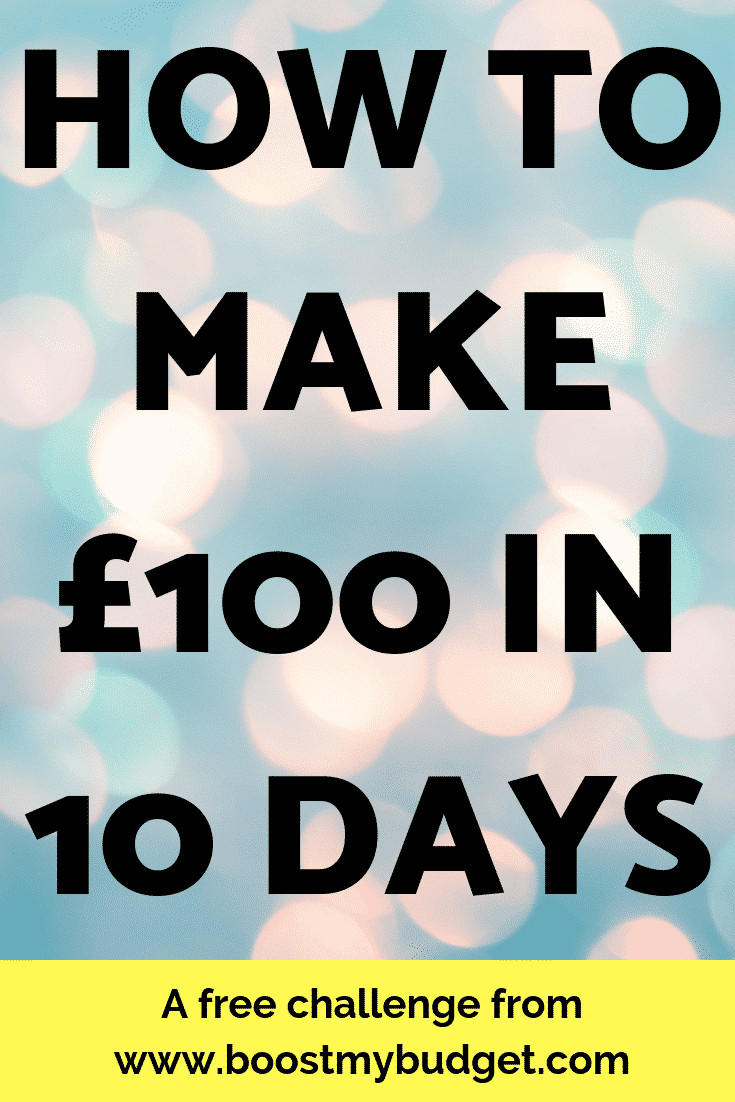 How to make £100 - in just 10 days! Yes, it is possible :) Sign up for this free course and learn EXACTLY what how to make extra money from survey sites, money making apps, websites to make money online and more.