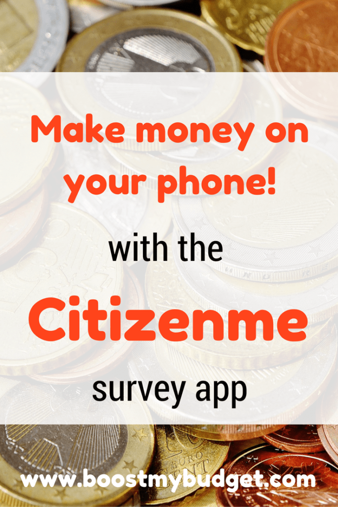 Citizenme App Review - make money from short surveys on your phone, cash out to Paypal instantly!