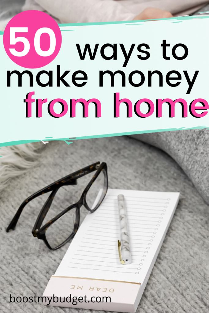 Over 50 of the best ways to make money from home - guaranteed! 