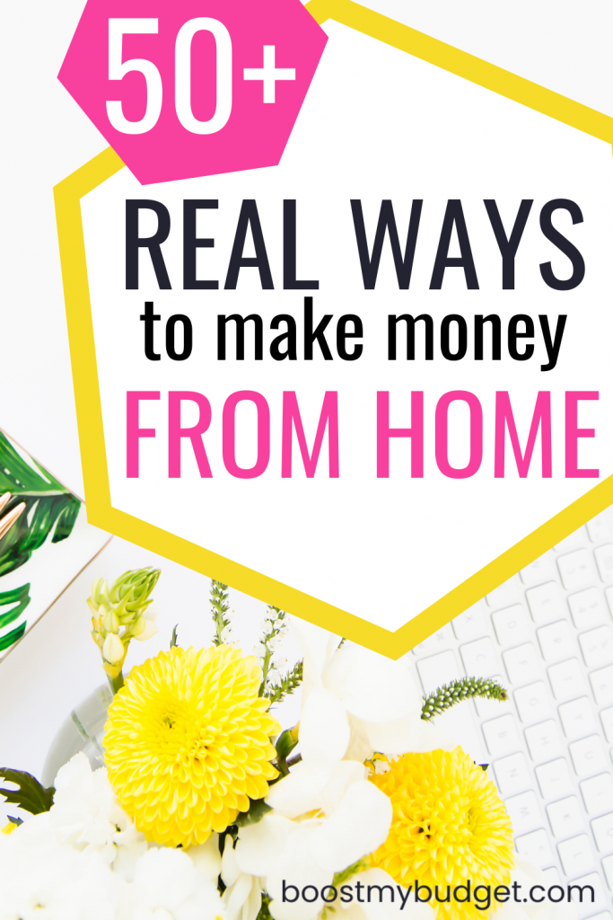 50+ REAL and easy ways to make money from home in the UK!