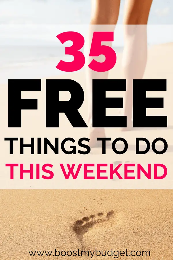 35 fun things to do without spending money! Frugal fun ideas for all the family to enjoy on a budget this summer :)