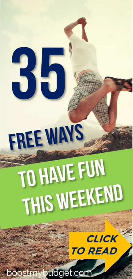 A no spend weekend is a great idea for a frugal living experience without changing your lifestyle too dramatically. Lots of tips for free activities in this post. I love number 11! #frugal #thrifty #frugallife #savemoney #moneysaving