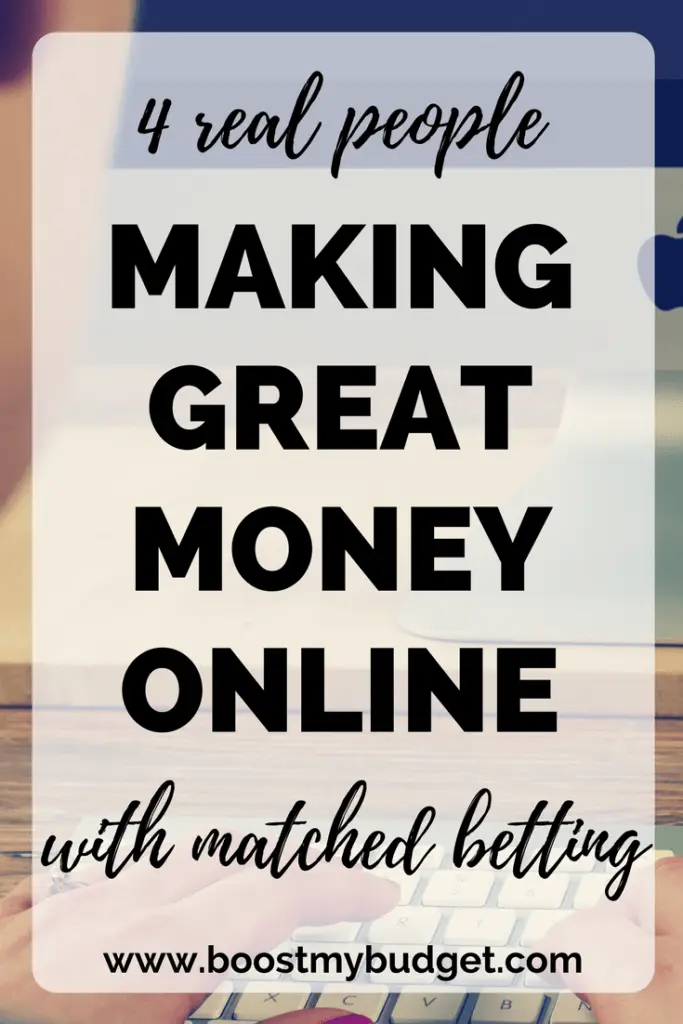 Matched betting is a great way to make money online! Loads of people are making an extra income online. In this post, 4 real people making great money with matched betting share their experiences.