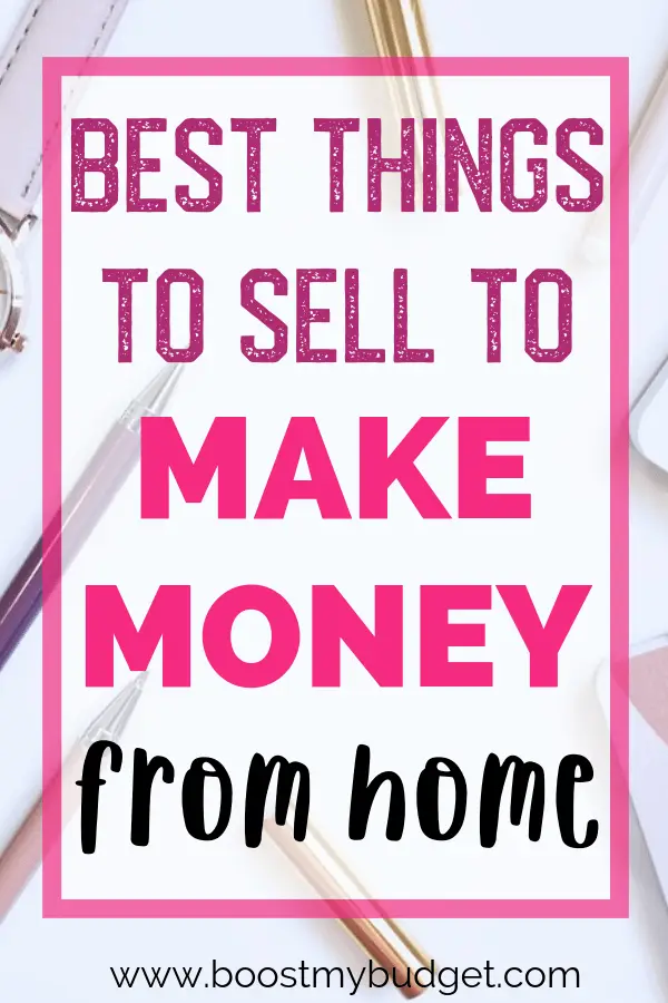 When you need to make money, a great way to start is by selling things online. But what are the best things to sell online to make money? Click through for the list!