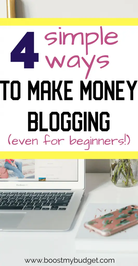 So you've started a blog, but how do bloggers actually make money blogging? This post sets out the 4 easiest ways to monetize your blog for beginners. Include a list of best paying affiliate networks to join, plus where to find sponsored posts for your blog!