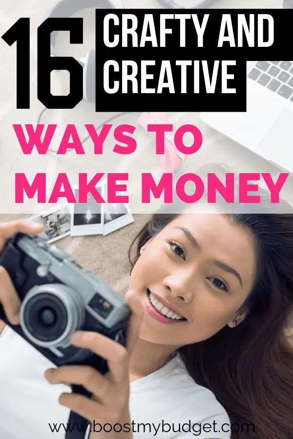 Are you a creative person? Use your talents and your passion to make extra money! Here are 16 ways for creative people to make money, as a side hustle or home business idea. From photography to selling on Etsy, your next side hustle idea could be on this list.