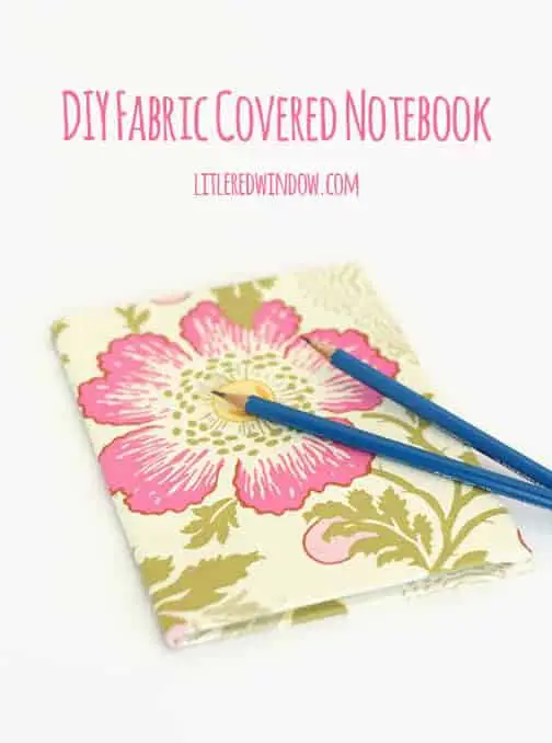 fabric notebook