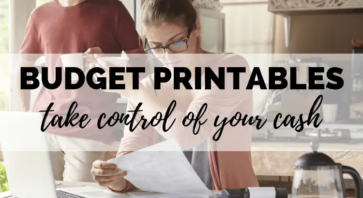 free budget printables - take control of your cash