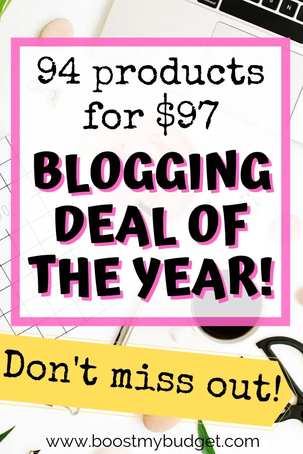 The Genius Blogger's Toolkit 2019 is BACK for a LIMITED TIME ONLY! This is the one blogging purchase I make every year because it's such good value. But quick - it's only on sale for one week! Click through for my full review!