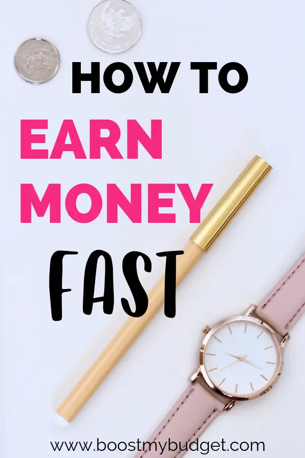 how to earn money fast