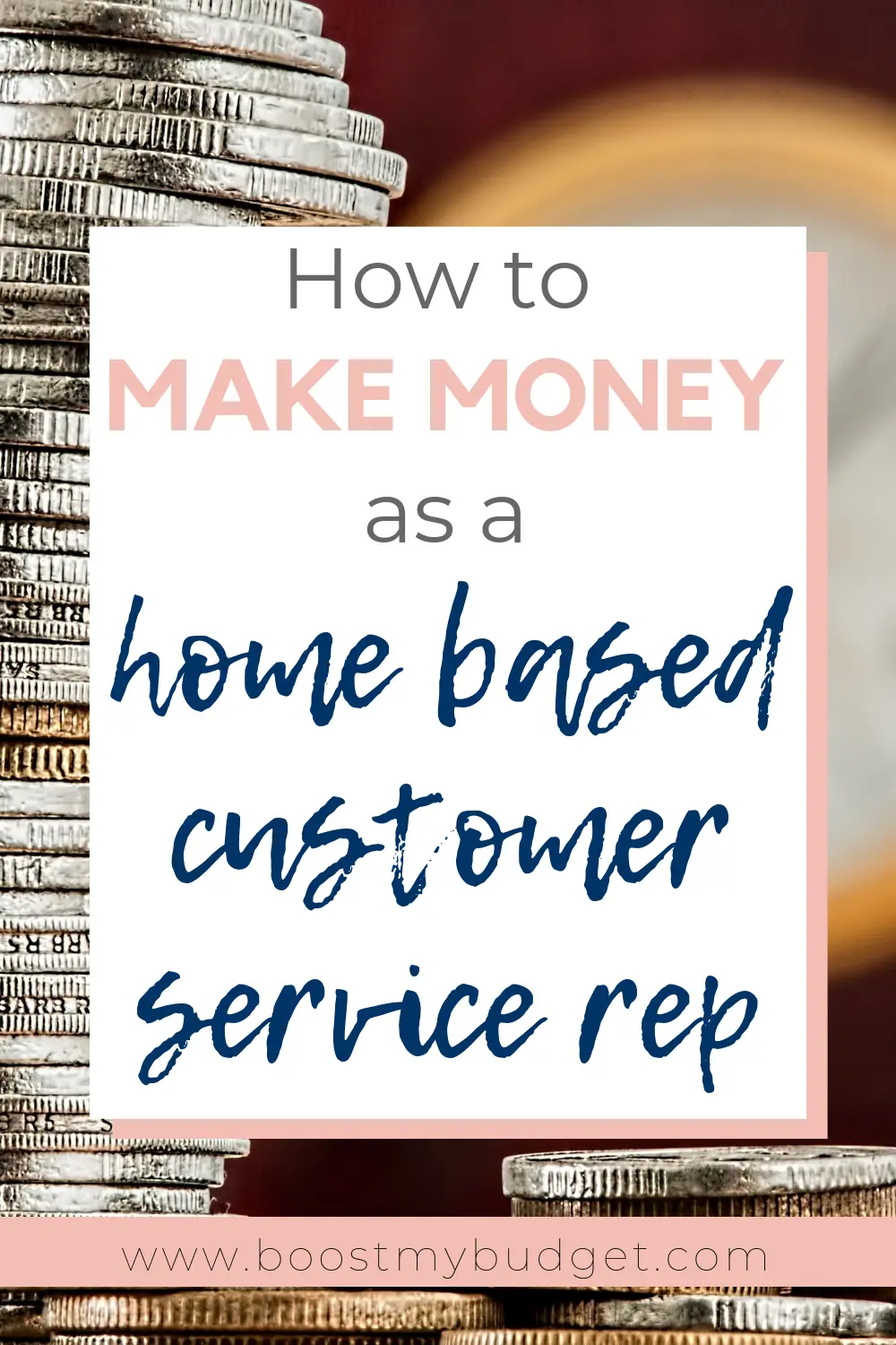 How to make money from home as a customer service rep! This is a perfect way for stay at home mums to earn extra money. Find out more in this post! 