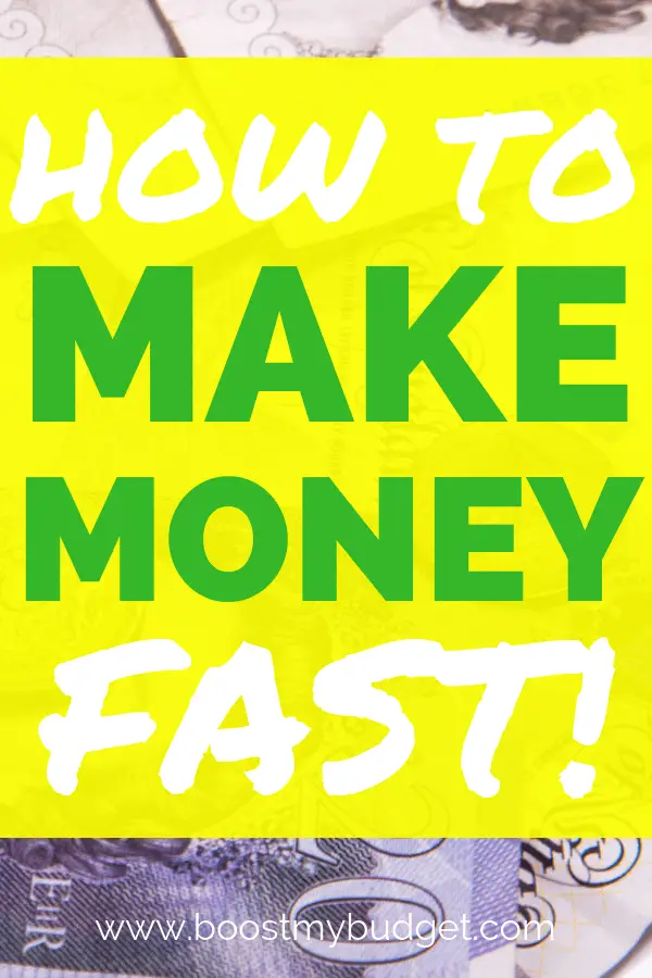 Need money fast? Here are my top money making ideas to earn cash in a week or less! Click through to find out how you could have more money tomorrow!