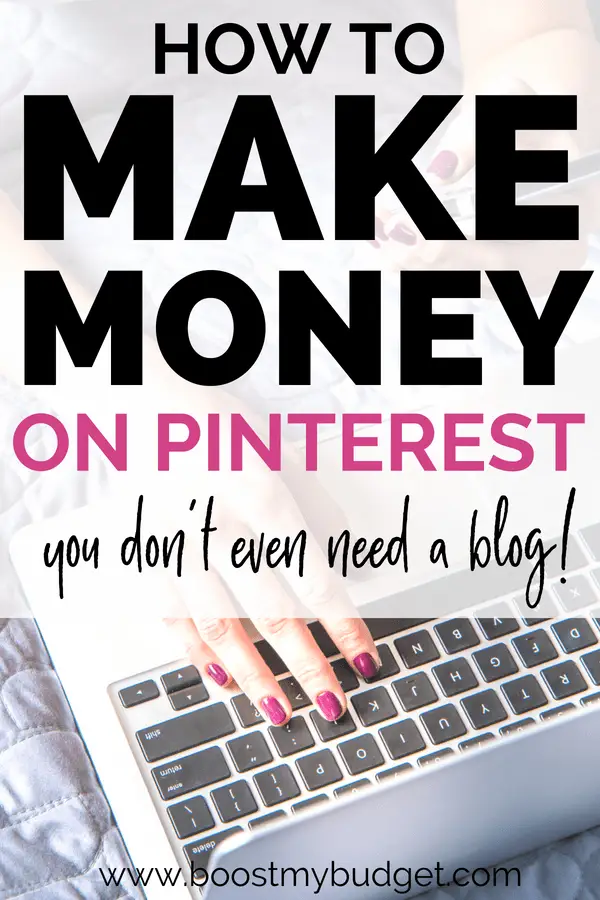 This is a step by step guide for beginners to make money on Pinterest by pinning affiliate links. Anyone can do this to make some extra cash - it's seriously so easy and such a fun side hustle!