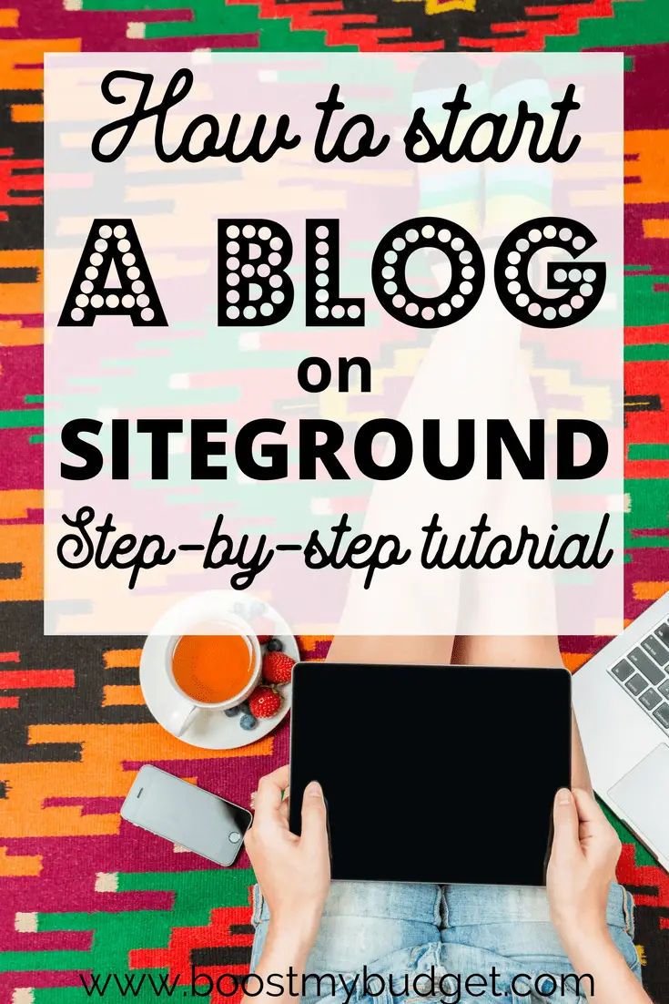 Wondering how to make money from blogging? This post will show you EXACTLY how to start a blog on Siteground - step by step for beginners, with screenshots! Plus. I'll tell you the best way to get traffic to a new blog and how to make money. You can't afford to miss this tutorial!