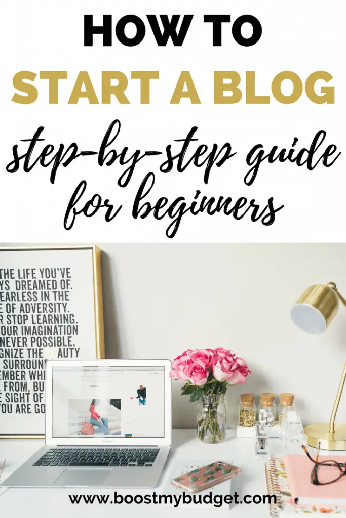 Want to start a blog to make money? I make over £1000 a month with my blogging side hustle! I wrote this step-by-step guide for beginners to teach you how to start your blog with WordPress on SiteGround and write your first post!