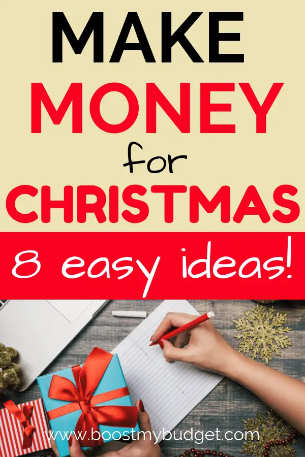 Do you need money for Christmas shopping this year? Click through for 8 easy ways to make extra cash for Christmas. You could make £100s by following these tips, even around kids and a day job!