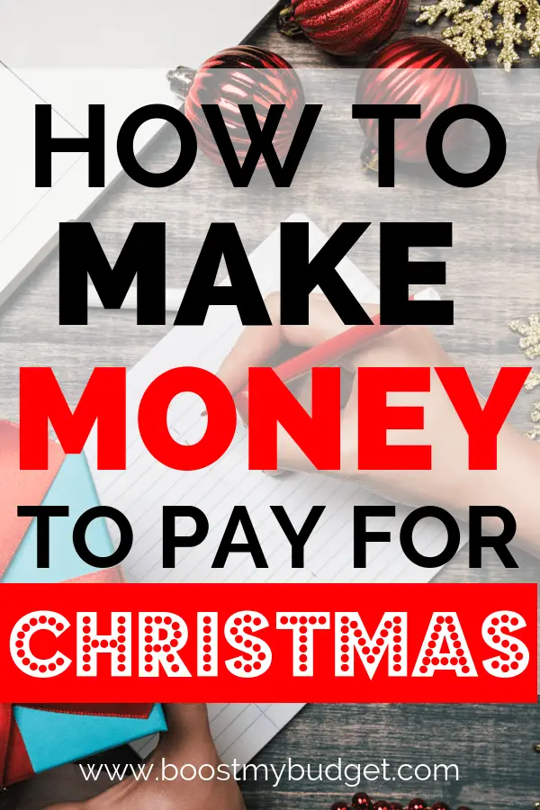 Christmas money making ideas - avoid debt this Christmas, make enough extra CASH to pay for Christmas presents up front! Lots of easy ways to make extra money from home in this article