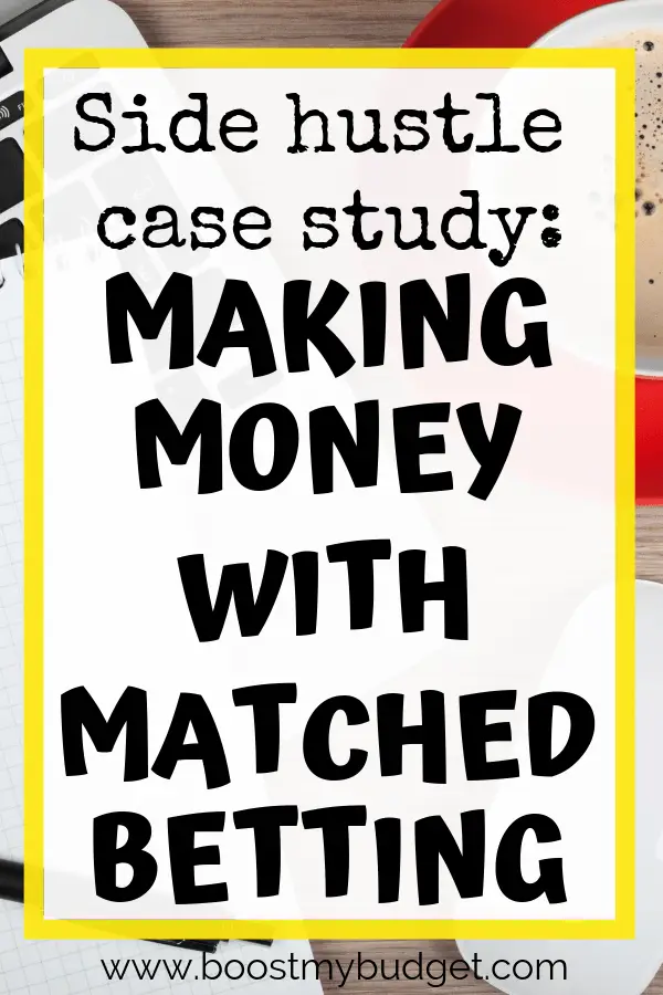 Looking for side hustle ideas in the UK? Matched betting is one of the best ways I've found to make money online in the UK. Read this case study to find out how one woman makes up to £750 extra money each month in just a few hours each week!