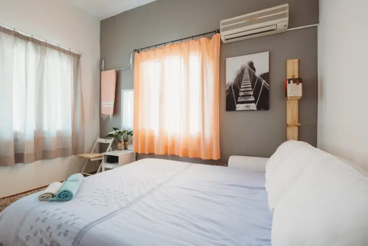 An airbnb bedroom