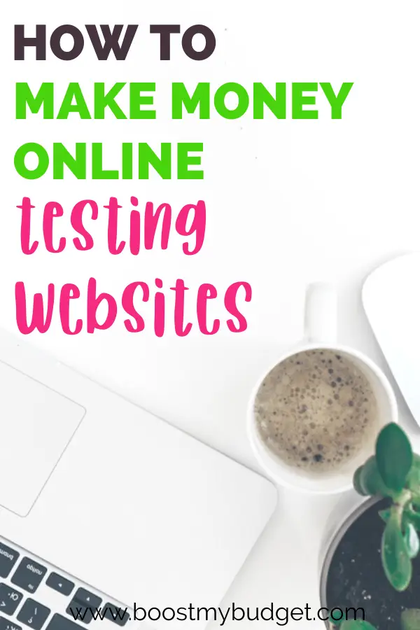 Learn how to make money online testing websites - easy fun and quick way to make money on the side with no experience required!