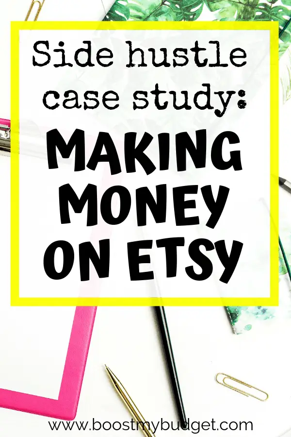 Thinking about starting an Etsy shop? This case study will show you how Laura set up her store and makes money online each month with her craft business!