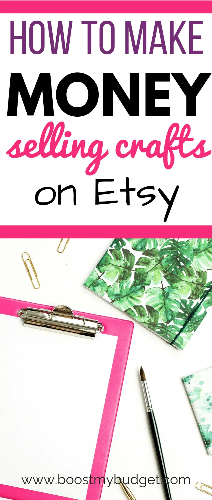 Wondering how to make an Etsy shop? This woman sells handmade crafts and makes money from home. Could you do the same? Click through for ideas and inspiration, and start making extra money this month!