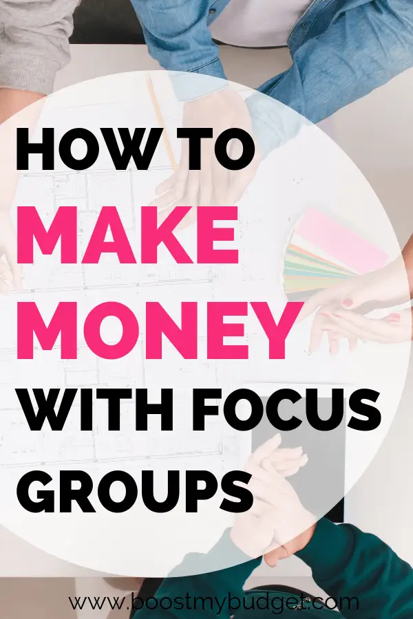 Here's an interesting side hustle idea... take part in focus groups! Get paid to give your opinion. It pays a LOT more than online surveys! Click through to find out how to get involved.