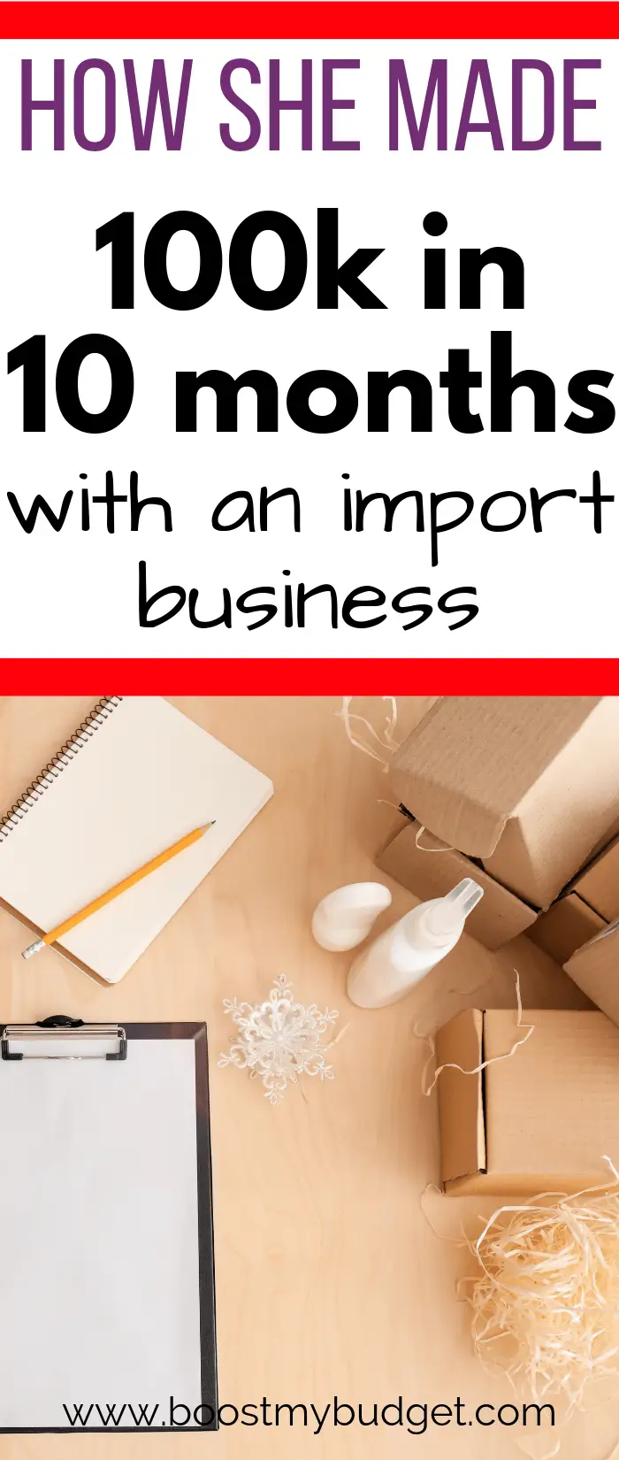 Here's a creative business idea... she set up a side hustle importing craft goods wholesale and selling to crafters in the UK. Learn how she does it and how you can start your own business too!