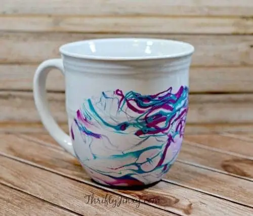 marbled mug