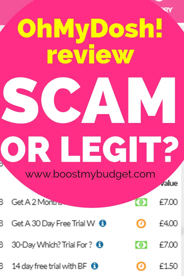 OhMyDosh! is a new site to make extra cash from home in the UK. But is it a legit way to make extra money? Click through to find out what happened when I tested it with my own money!