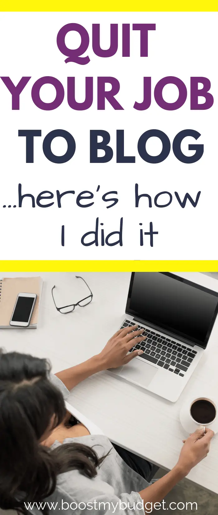 I became a full time blogger in less than two years! That's right, I made enough money blogging part time to quite my full time job. If you want to learn how to make money blogging you NEED to read this post to find out exactly how I did it! (includes income stats!)