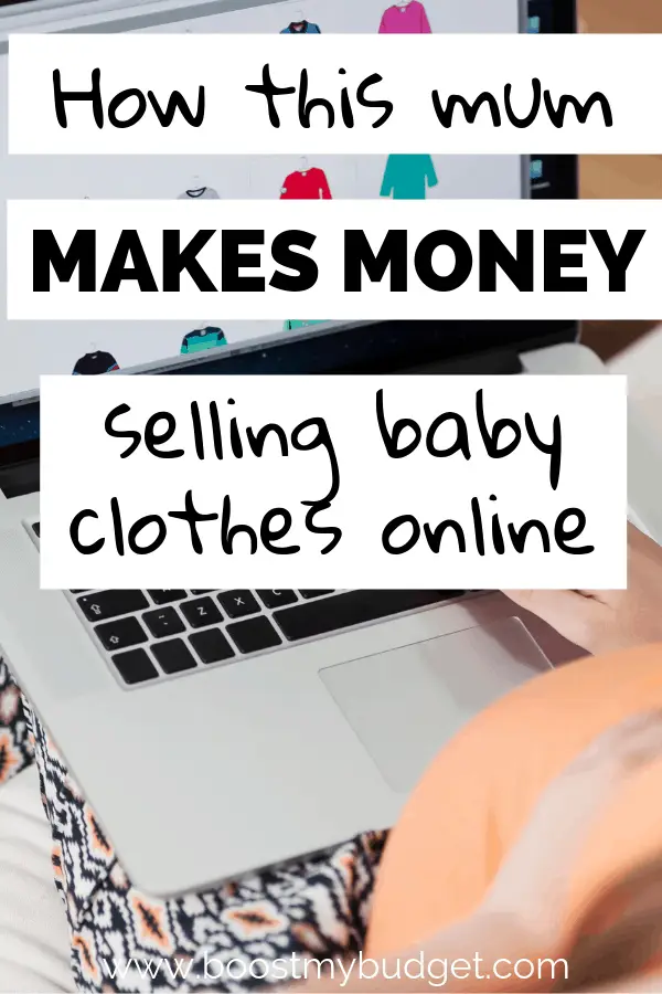 How to make money selling second hand baby clothes online - the perfect home business idea for new mums!