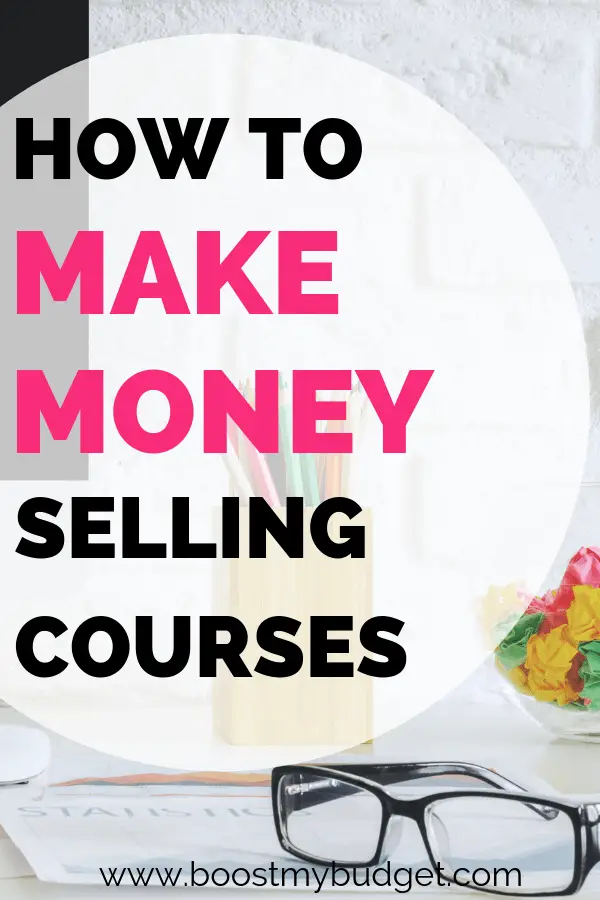 Find out how this inspirational woman makes money selling online courses! Online courses can be a great source of passive income - make them once, and make sales forever with no additional cost. A great side hustle idea for busy women!