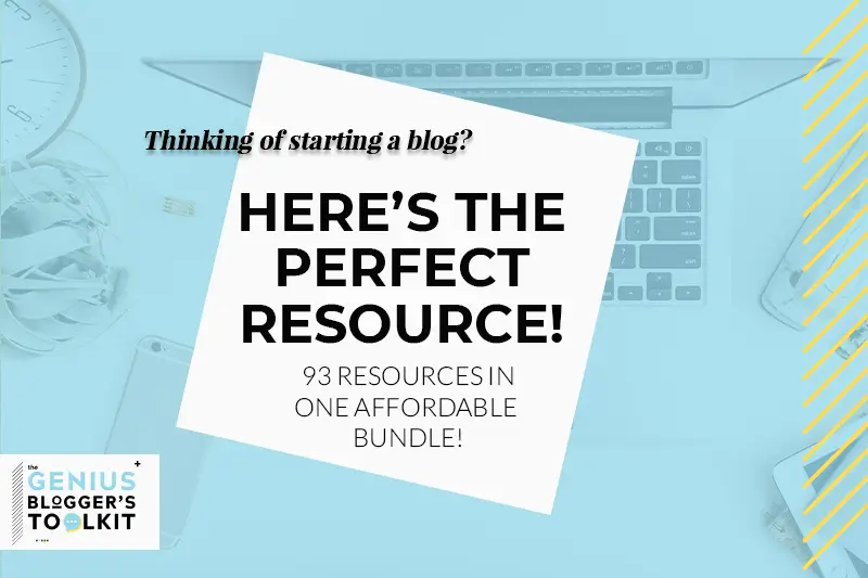 Here's the perfect resource to start your blog the right way.