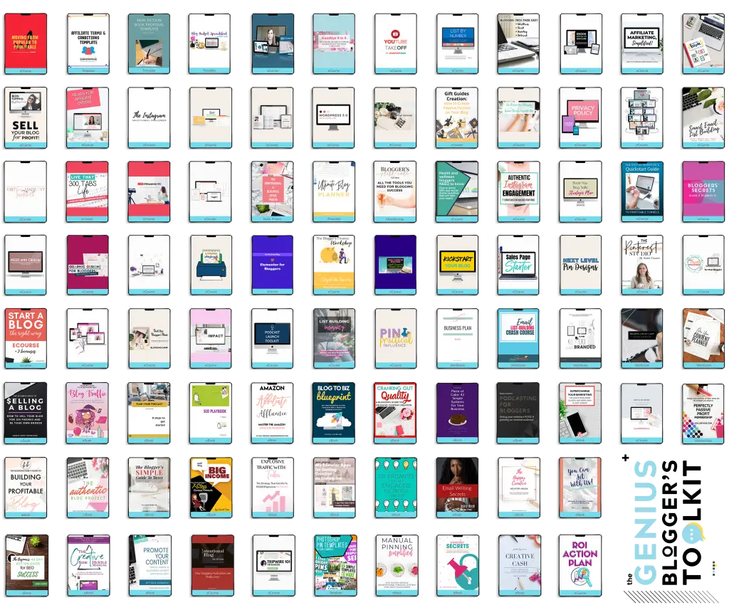 All of the products in the 2019 GBTK (ebook cover images)