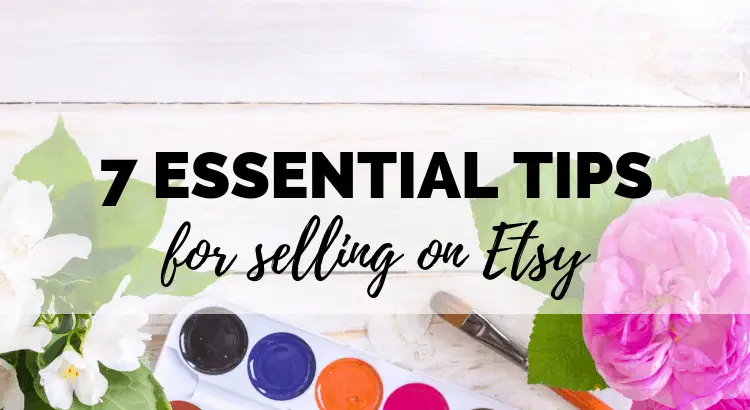 tips for selling on etsy