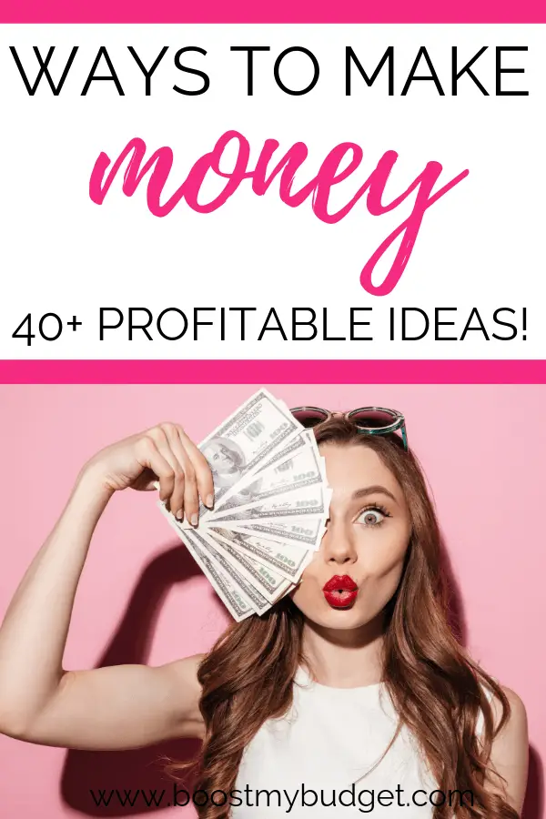 Want more money? Check out my list of over 40 ways to make money and work from home jobs!